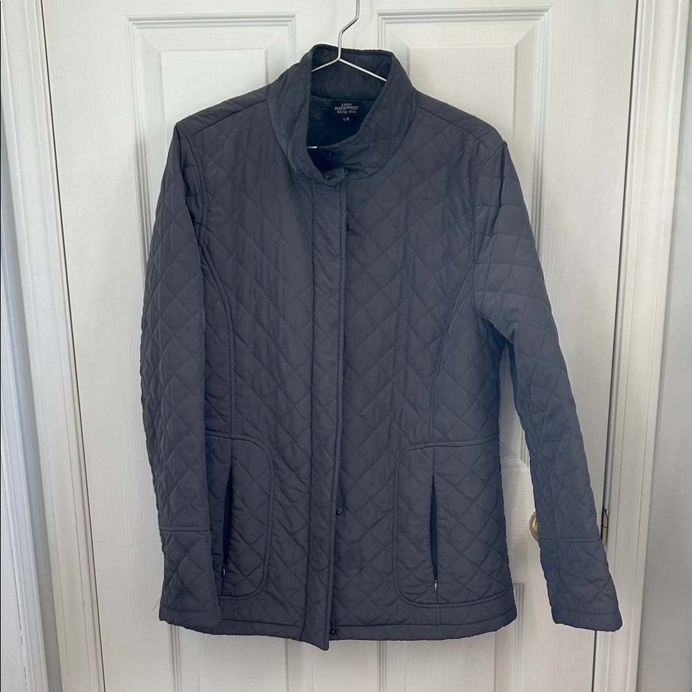 Women's Quilted Grey Jacket